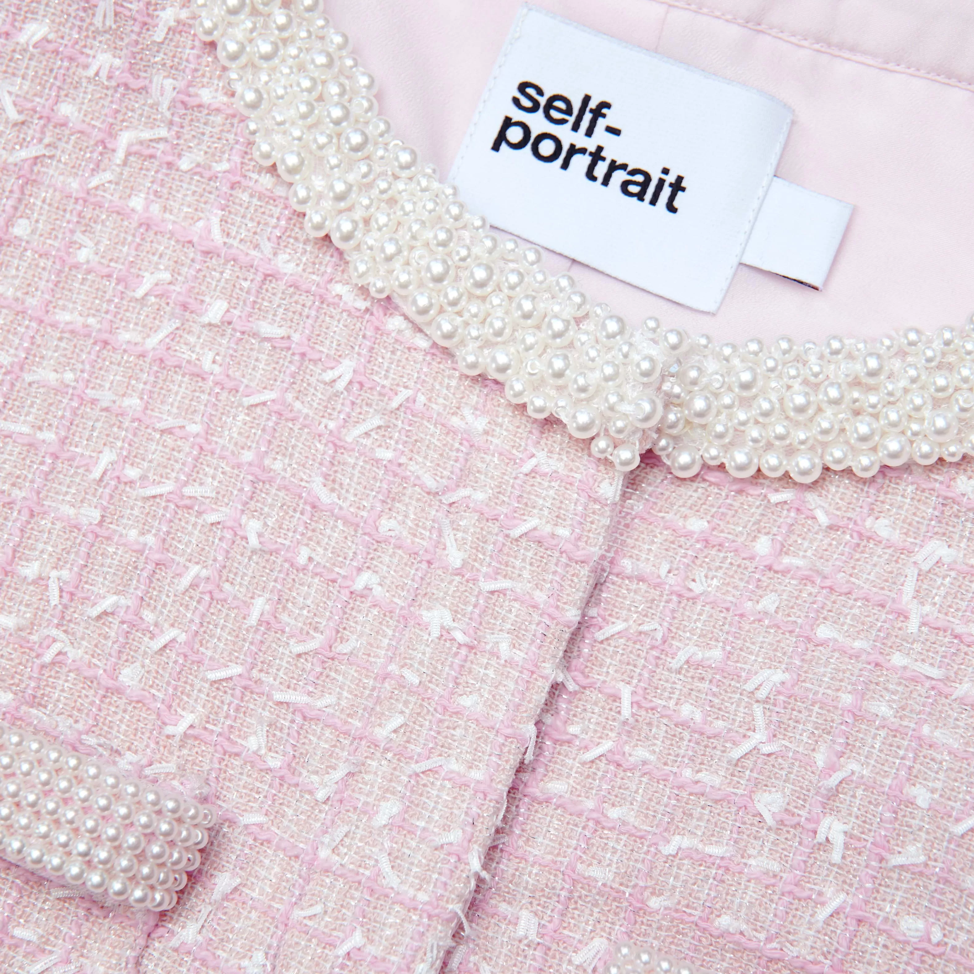 pink_boucle_pearl_trim_jacket_9275.webp Outlet Boucle Pearl Trim Jacket Co-ords | Outerwear
