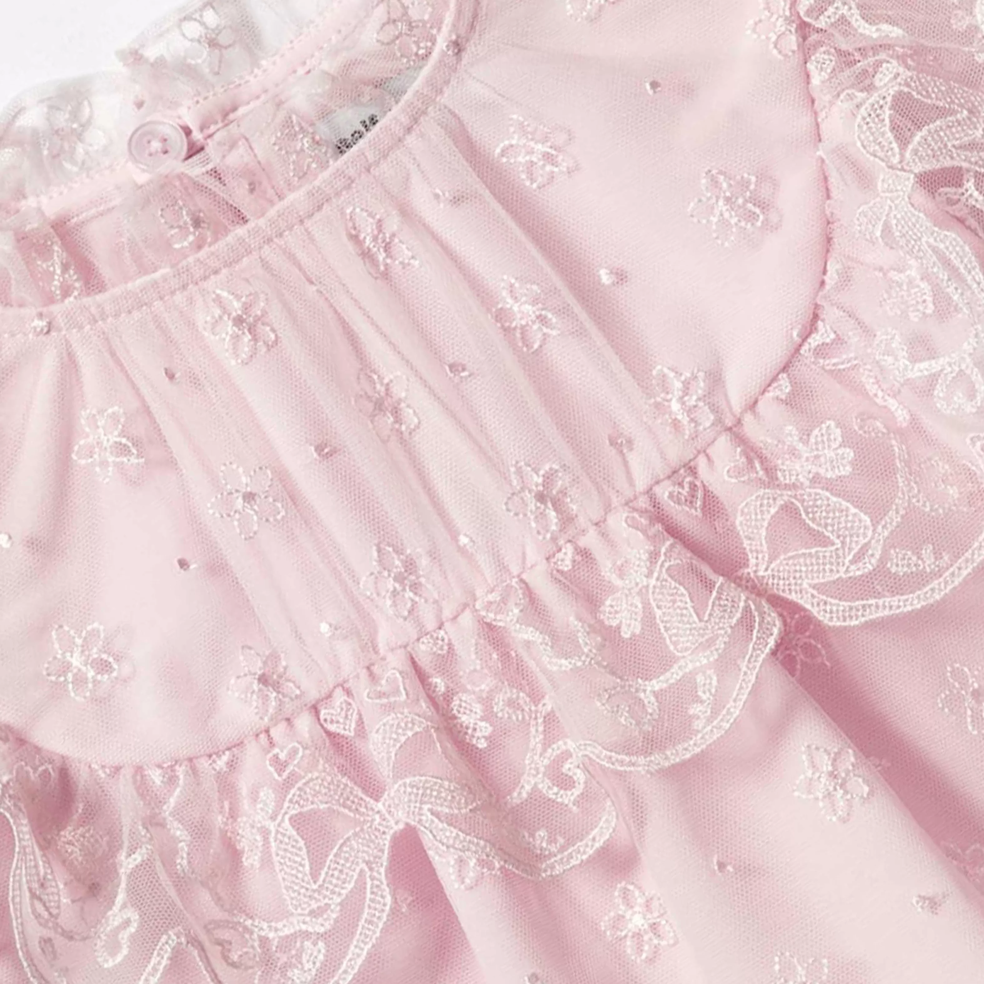 pink_bow_mesh_top_12164.webp Flash Sale Bow Mesh Top Kids Kids