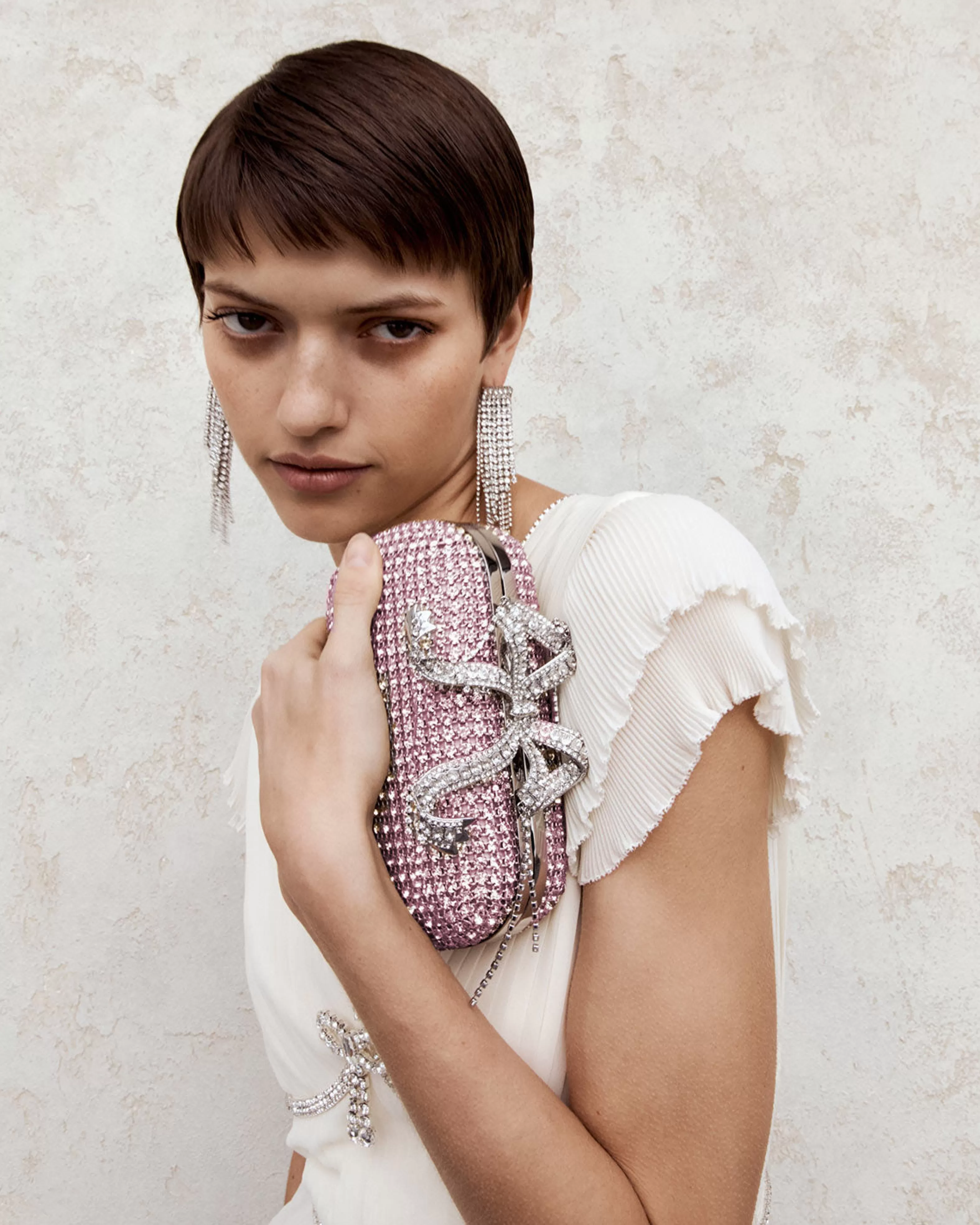pink_chainmail_clutch_bag_10623.webp Fashion Chainmail Clutch Bag Exclusives | Handbags