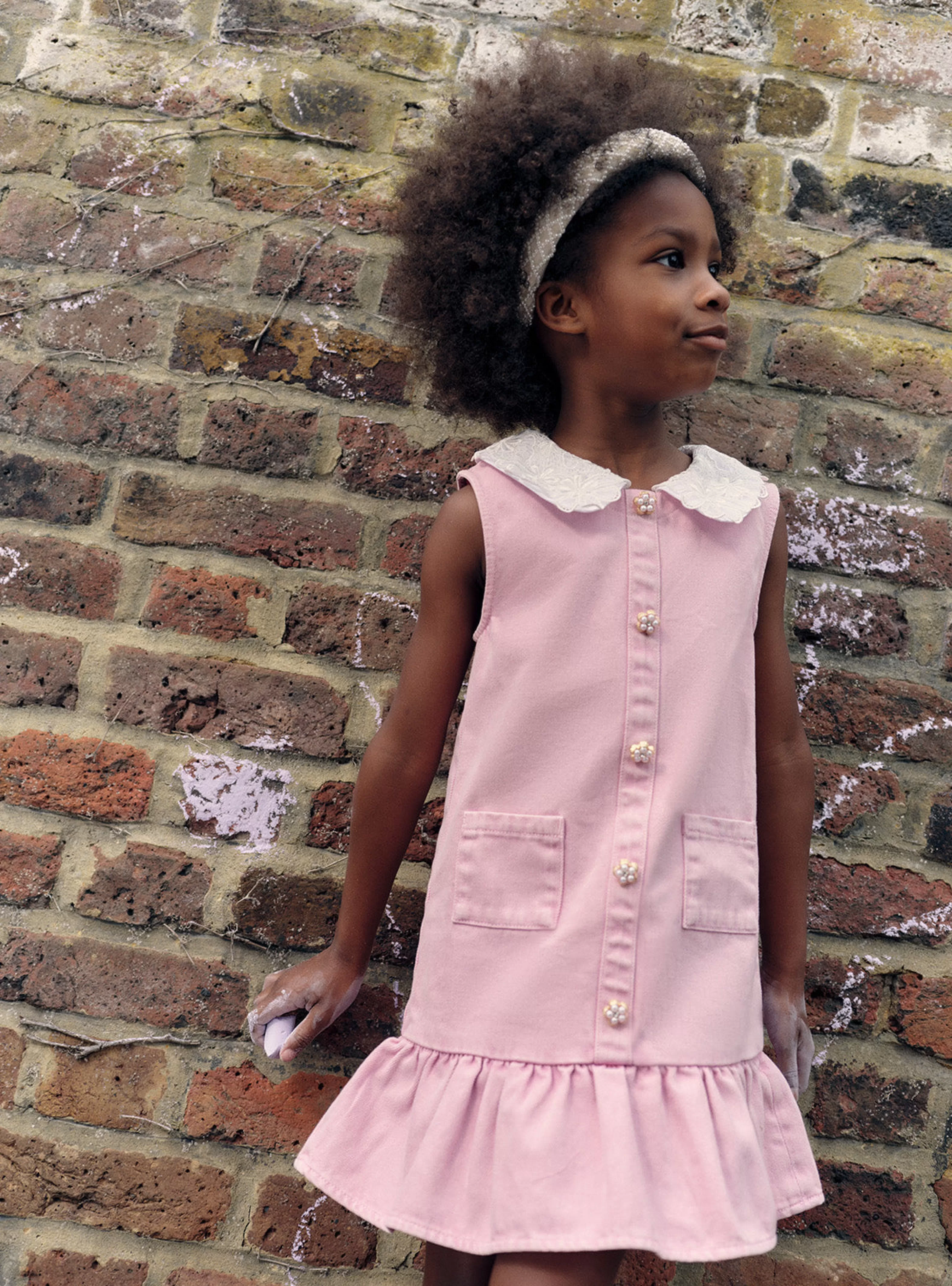pink_denim_mini_dress_12095.webp Flash Sale Denim Mini Dress Kids Kids