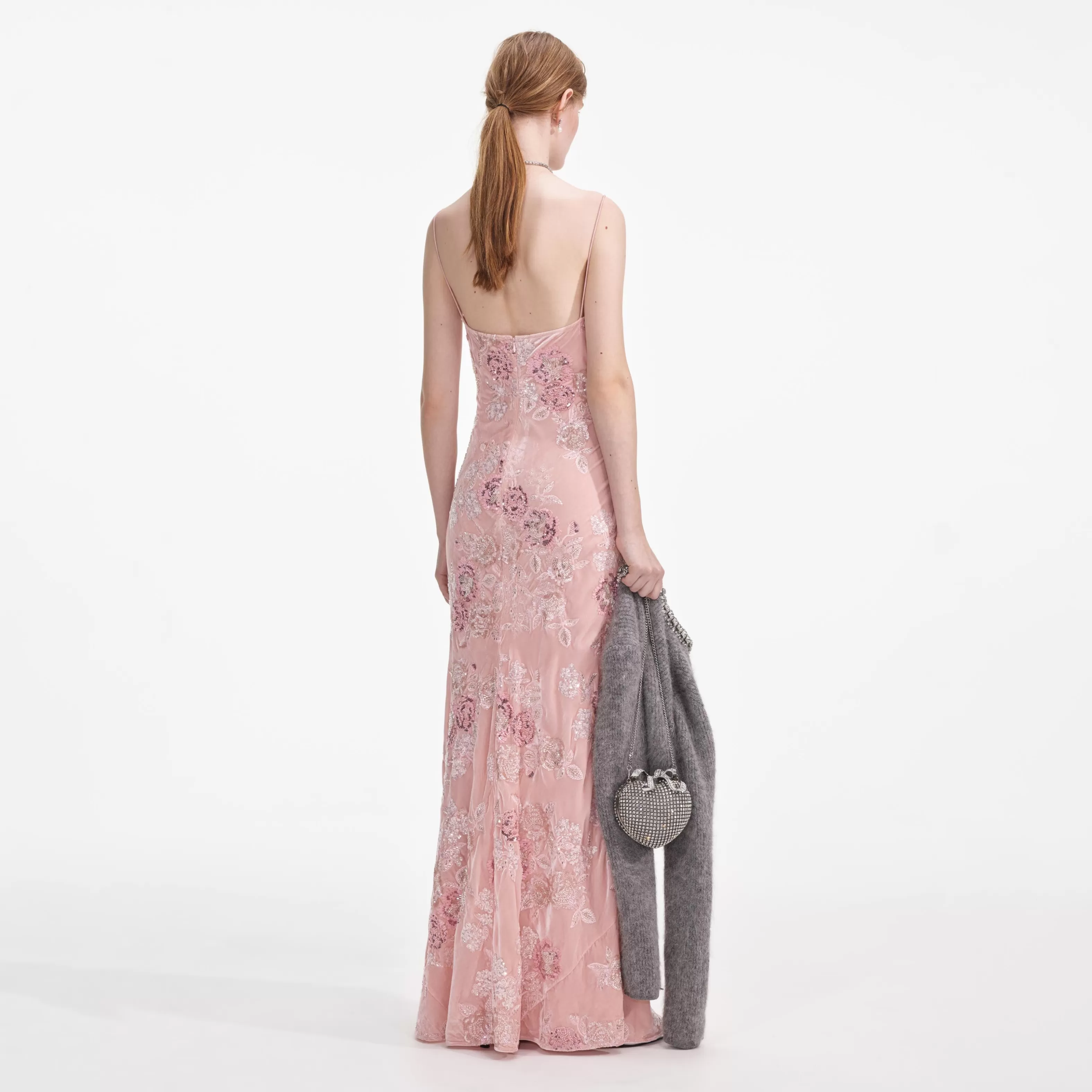 pink_embellished_velvet_maxi_dress_6027.webp Fashion Embellished Velvet Maxi Dress Dresses | Exclusives