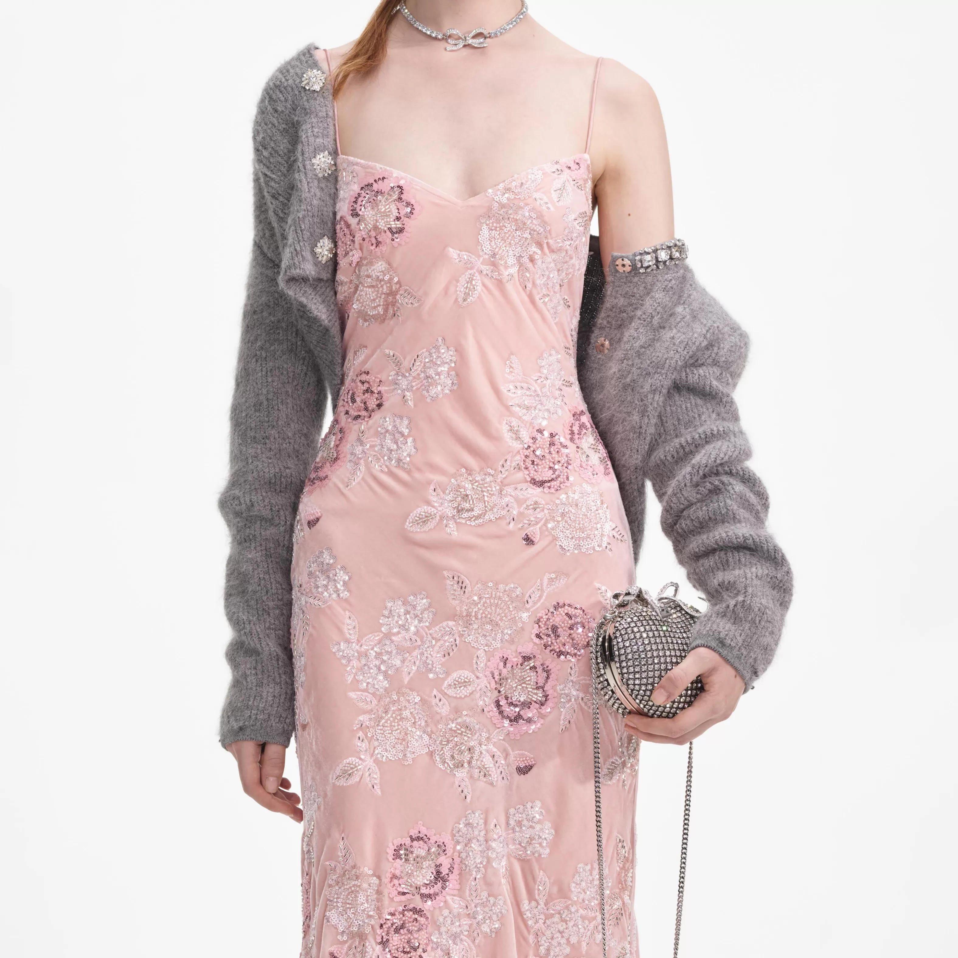 pink_embellished_velvet_maxi_dress_6028.webp Fashion Embellished Velvet Maxi Dress Dresses | Exclusives