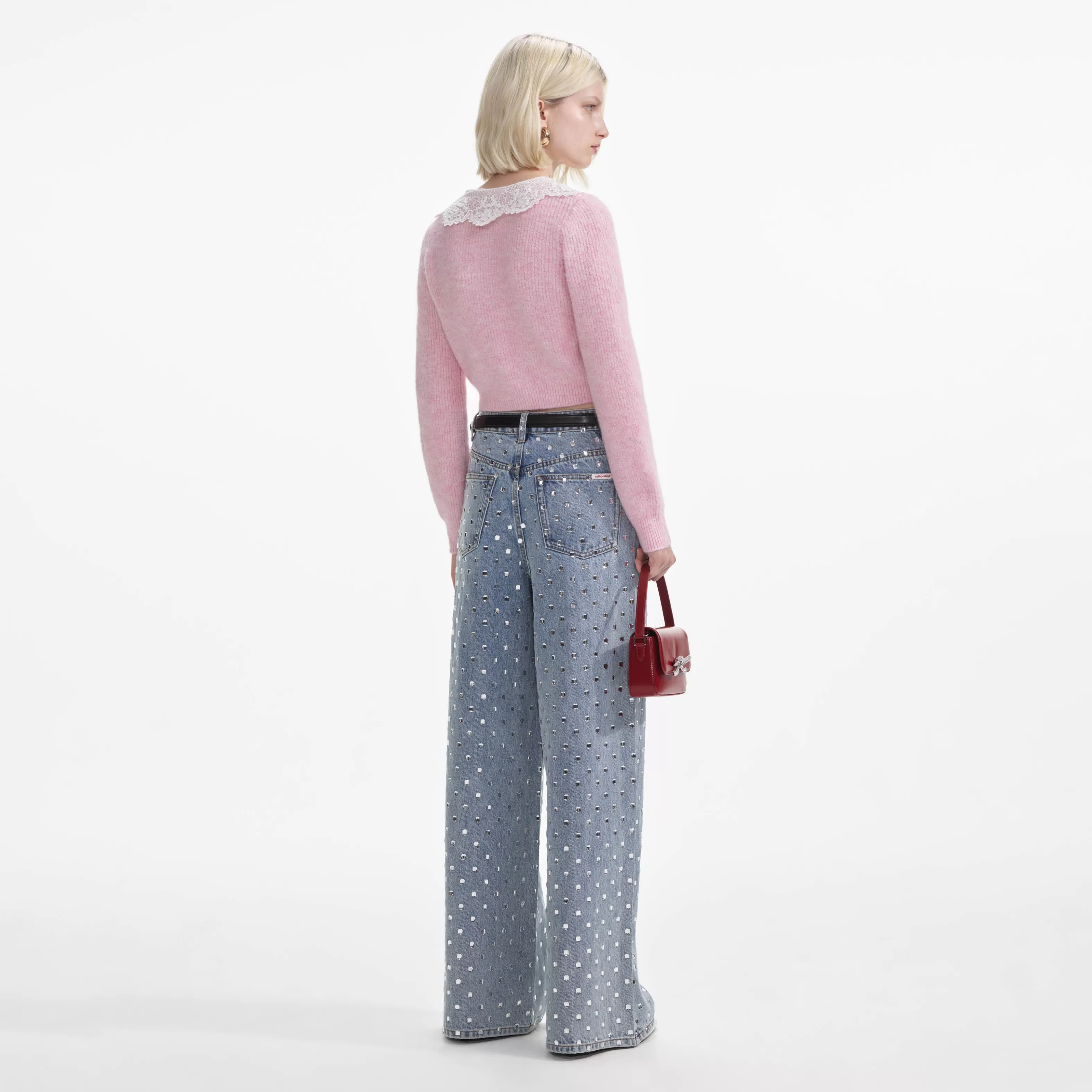 pink_fluffy_rib_knit_cardigan_9054.webp Sale Fluffy Rib Knit Cardigan Knitwear | Tops