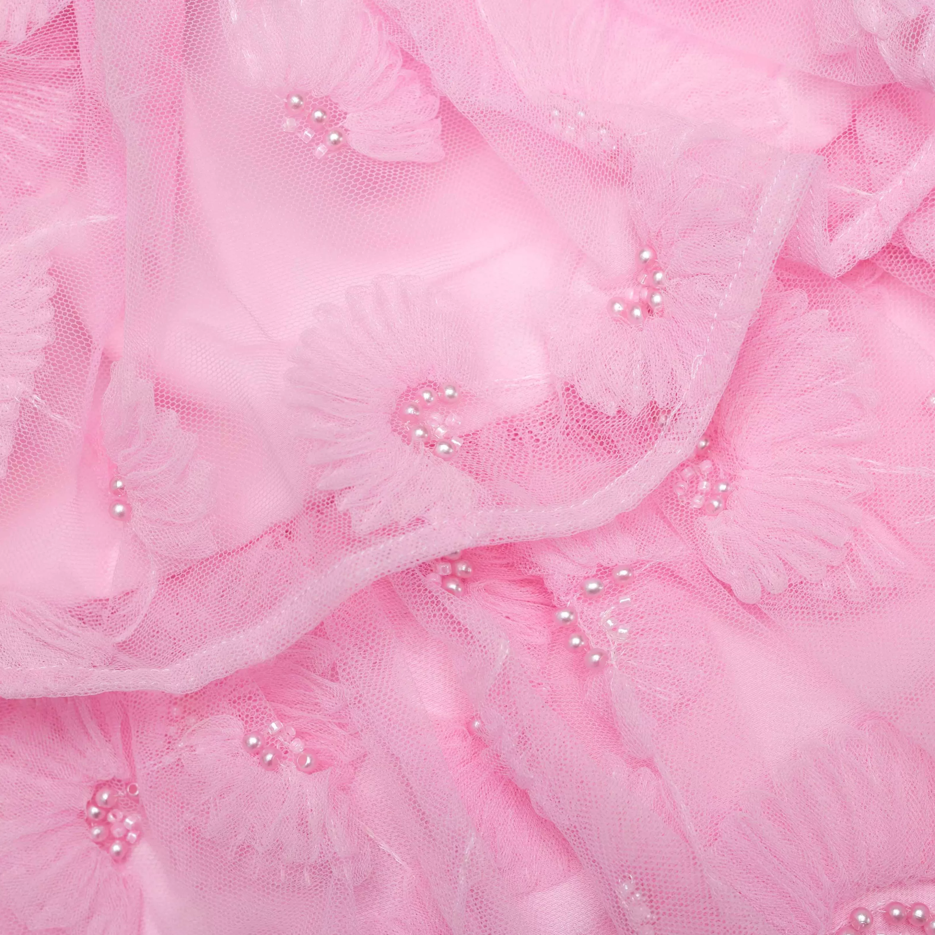 pink_jersey_and_tulle_dress_10676.webp Store Jersey And Tulle Dress Kids Flower Girl | Kids