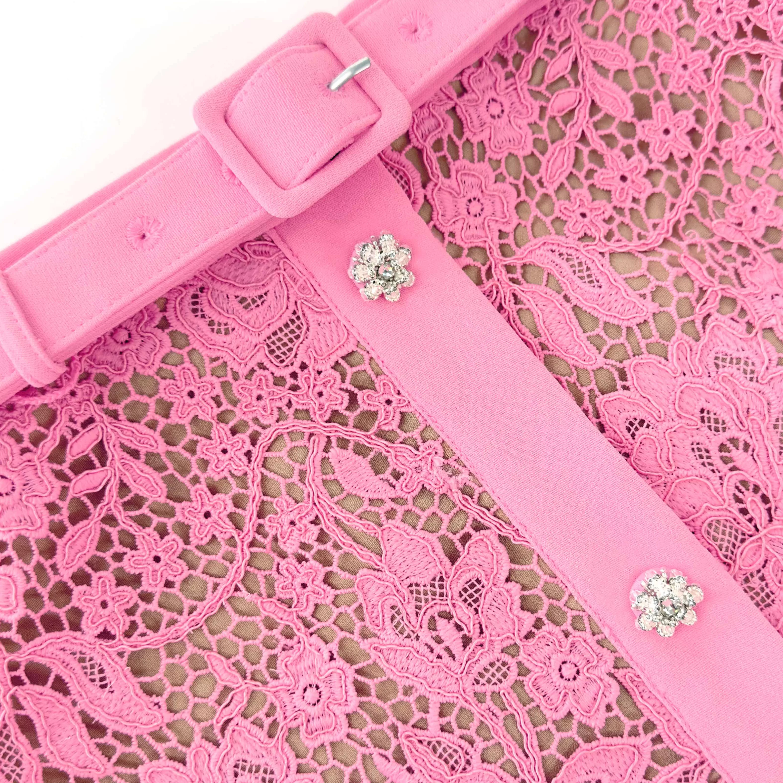 pink_lace_midi_skirt_9651.webp Outlet Lace Midi Skirt Co-ords | Bottoms