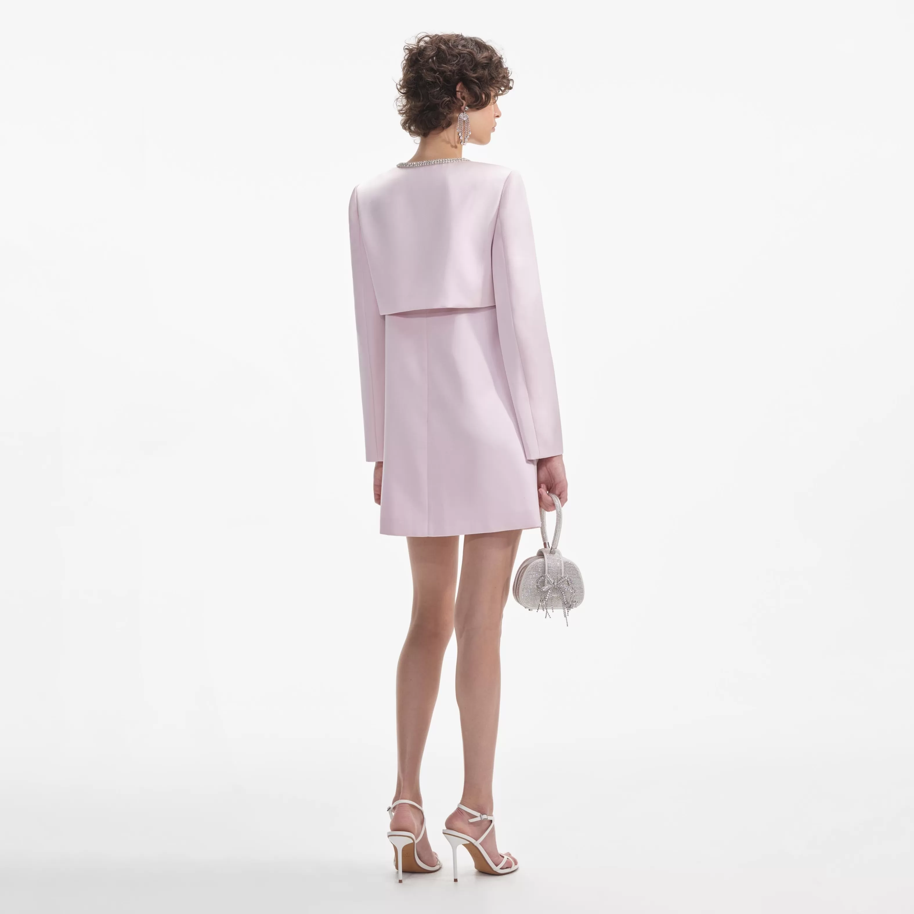pink_satin_bolero_jacket_9465.webp Discount Satin Bolero Jacket Co-ords | Tops