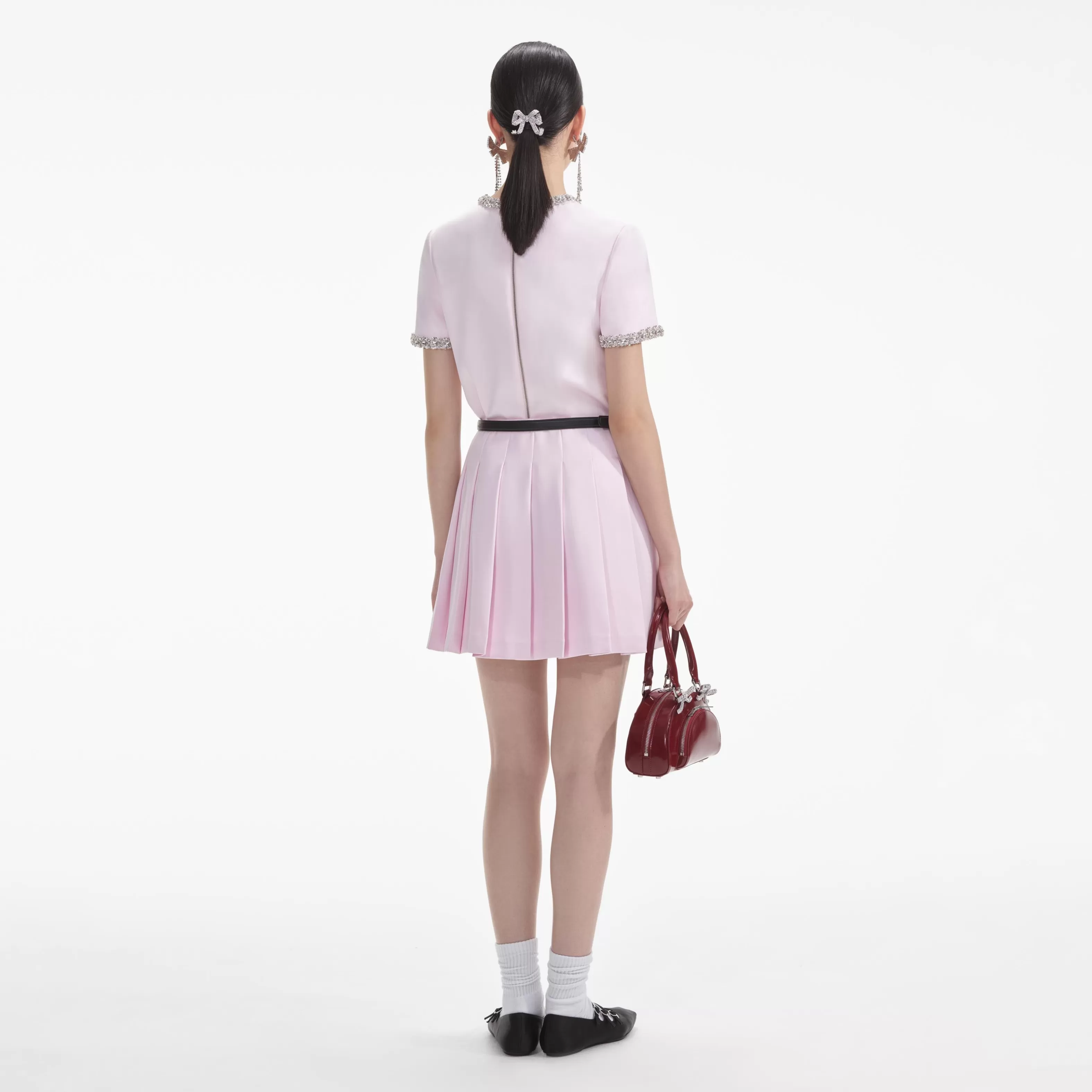 pink_satin_mini_skirt_9418.webp Flash Sale Satin Mini Skirt Co-ords | Bottoms