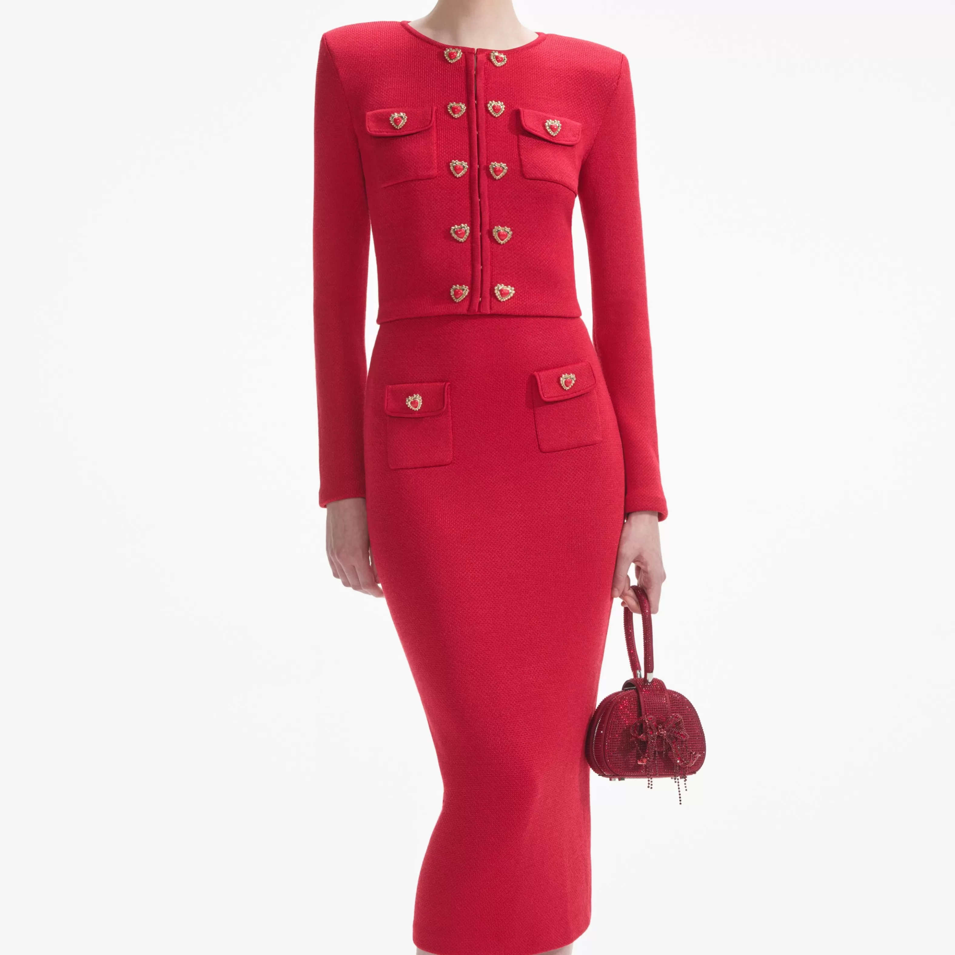 red_knit_heart_buttoned_midi_skirt_9076.webp Outlet Knit Heart Buttoned Midi Skirt Knitwear | Co-ords