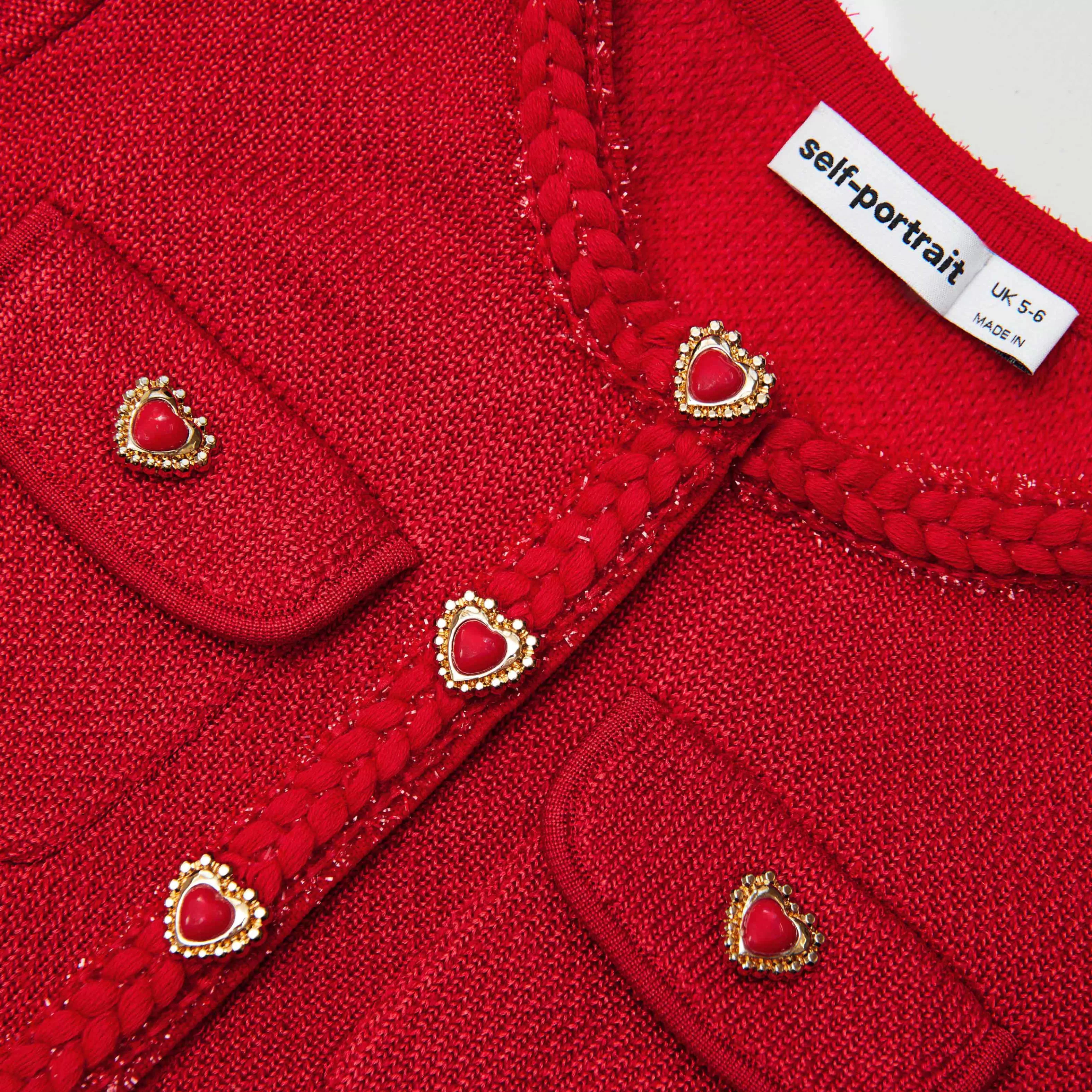red_knit_pleated_dress_11809.webp Fashion Knit Pleated Dress Kids Kids
