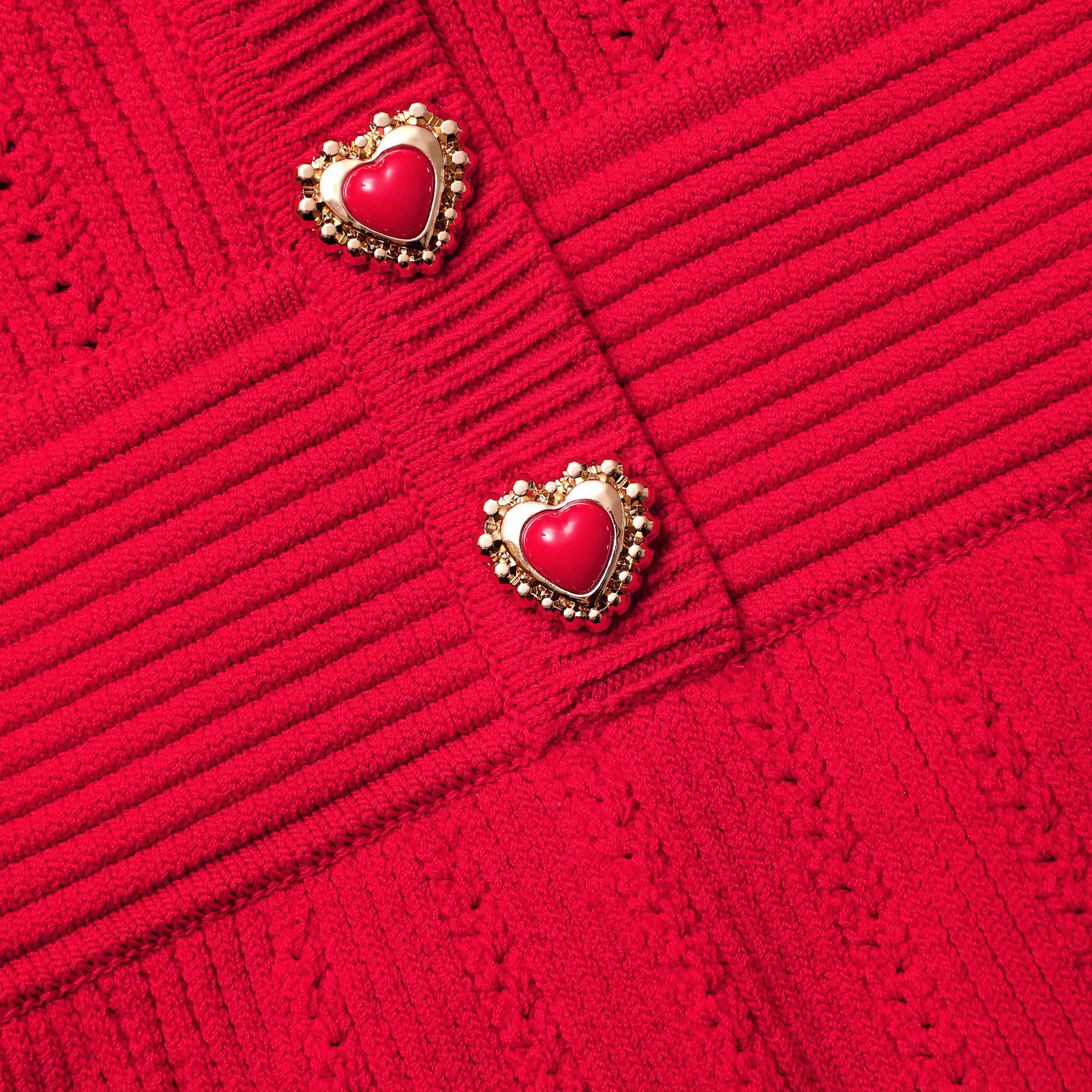 red_pointelle_knit_mini_dress_6888.webp Shop Pointelle Knit Mini Dress Dresses | Knitwear