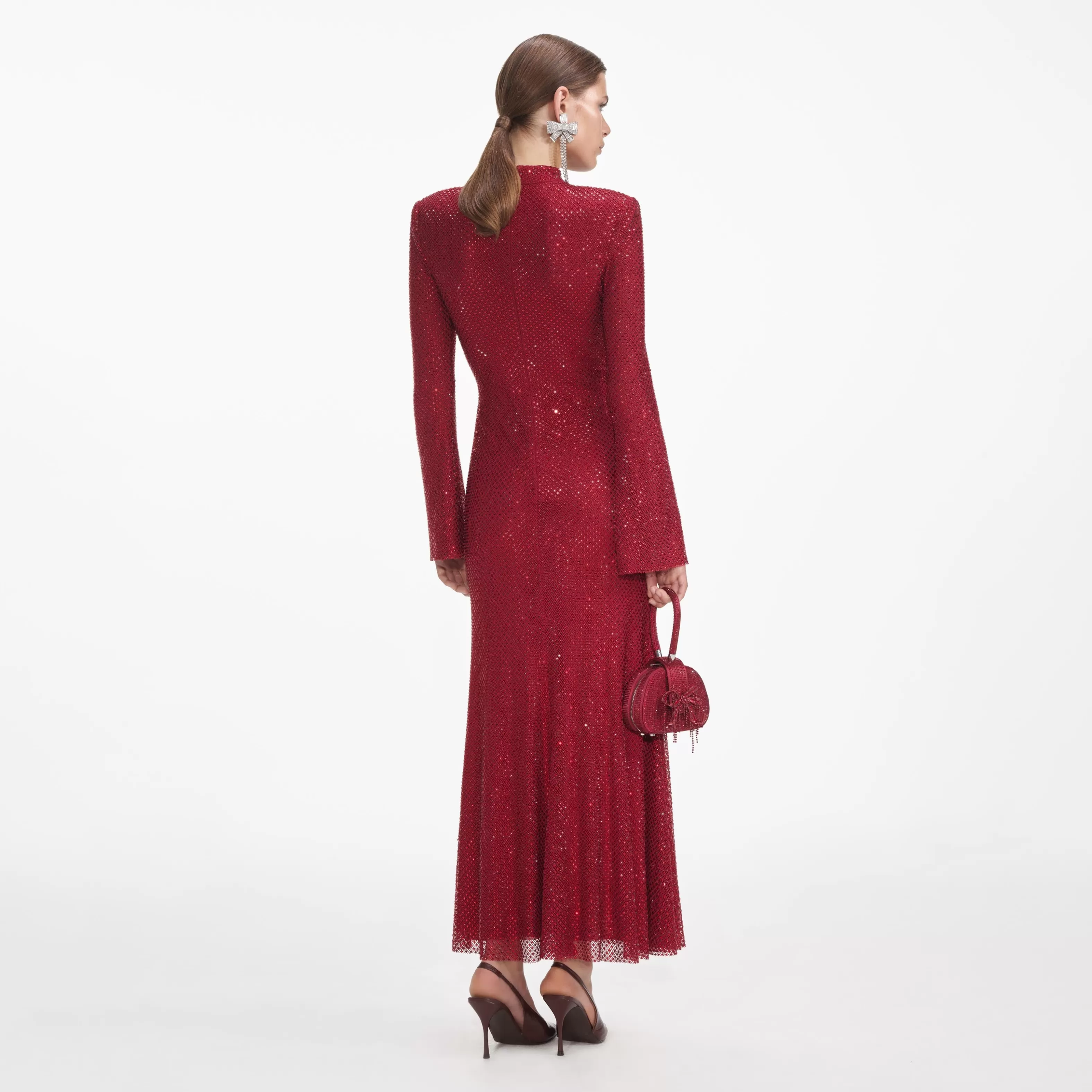 red_rhinestone_fishnet_midi_dress_6838.webp Cheap Rhinestone Fishnet Midi Dress Dresses