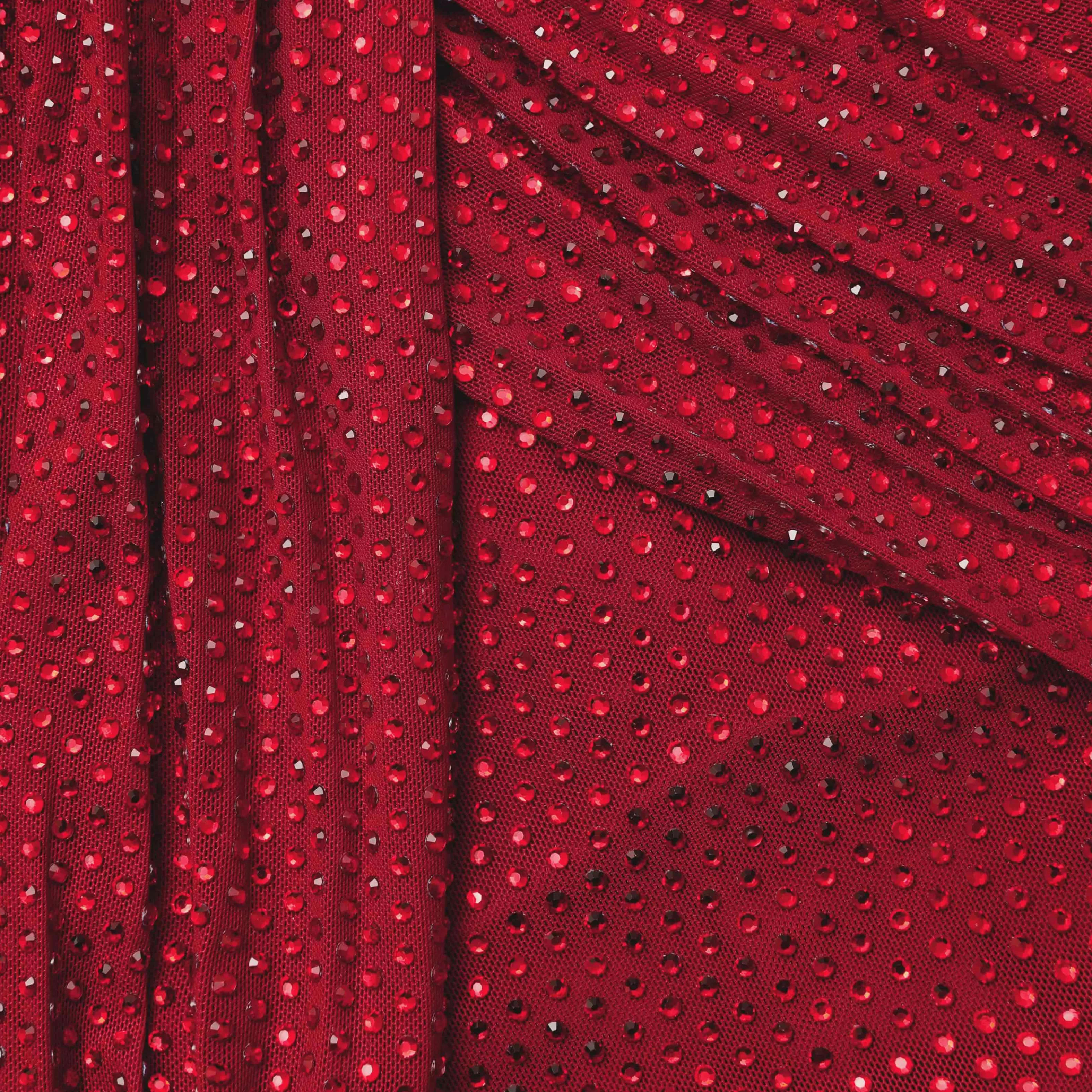 red_rhinestone_mesh_maxi_dress_6826.webp Sale Rhinestone Mesh Maxi Dress Dresses