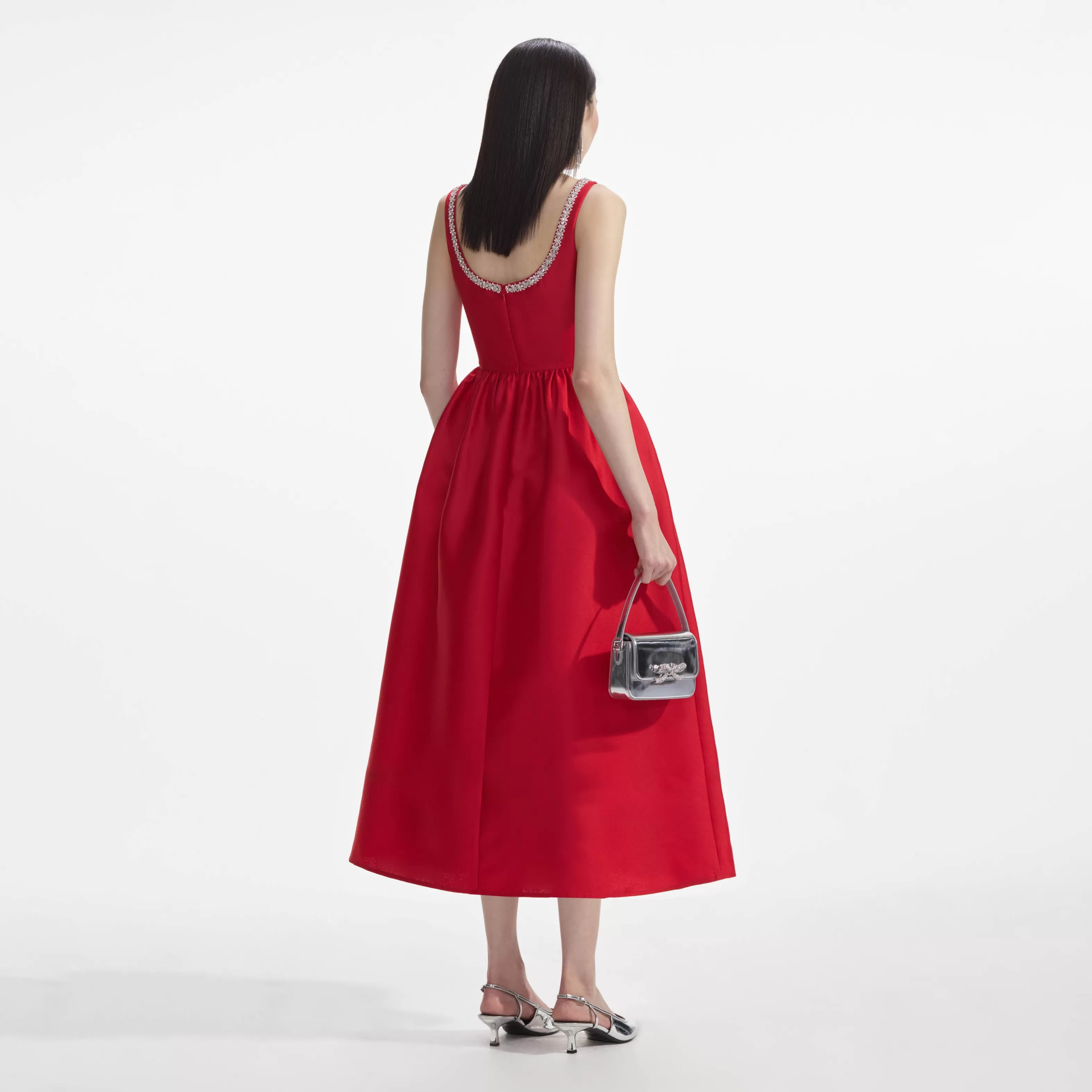red_taffeta_diamante_midi_dress_8168.webp Best Taffeta Diamante Midi Dress Dresses | Icons