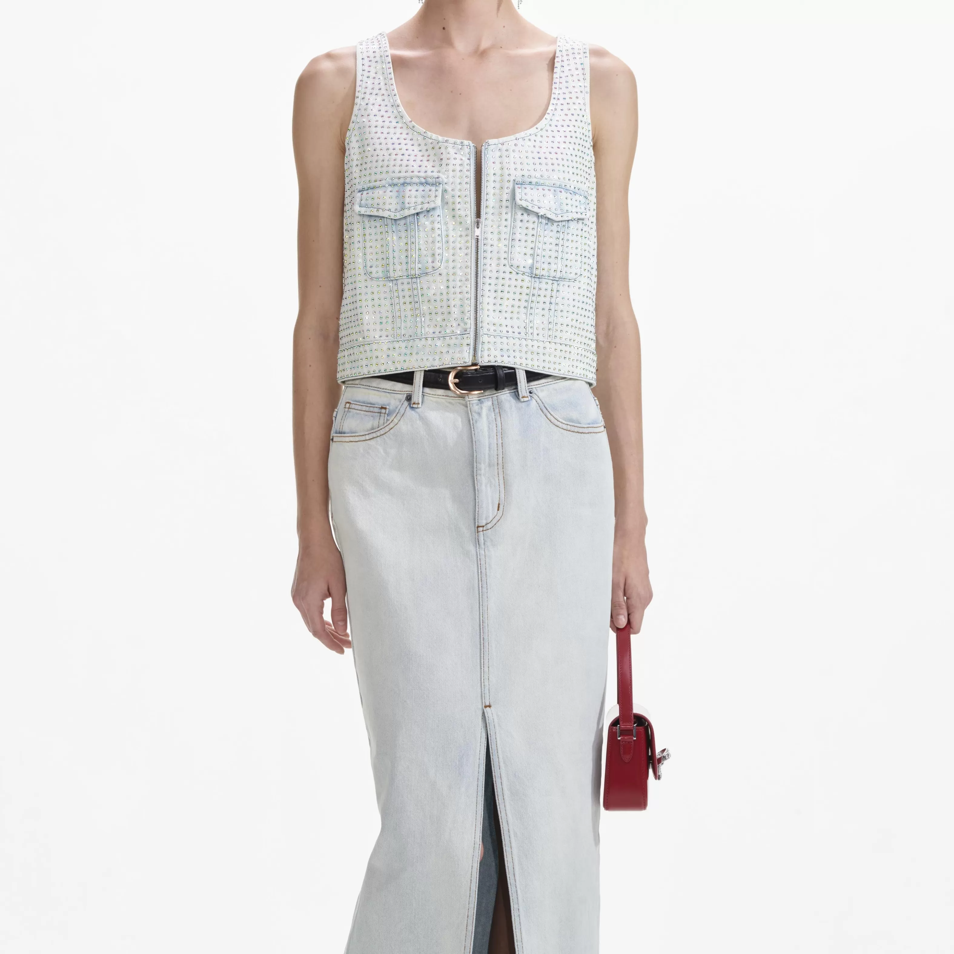 rhinestone_denim_cargo_top_9843.webp Store Denim Cargo Top Denim | Tops