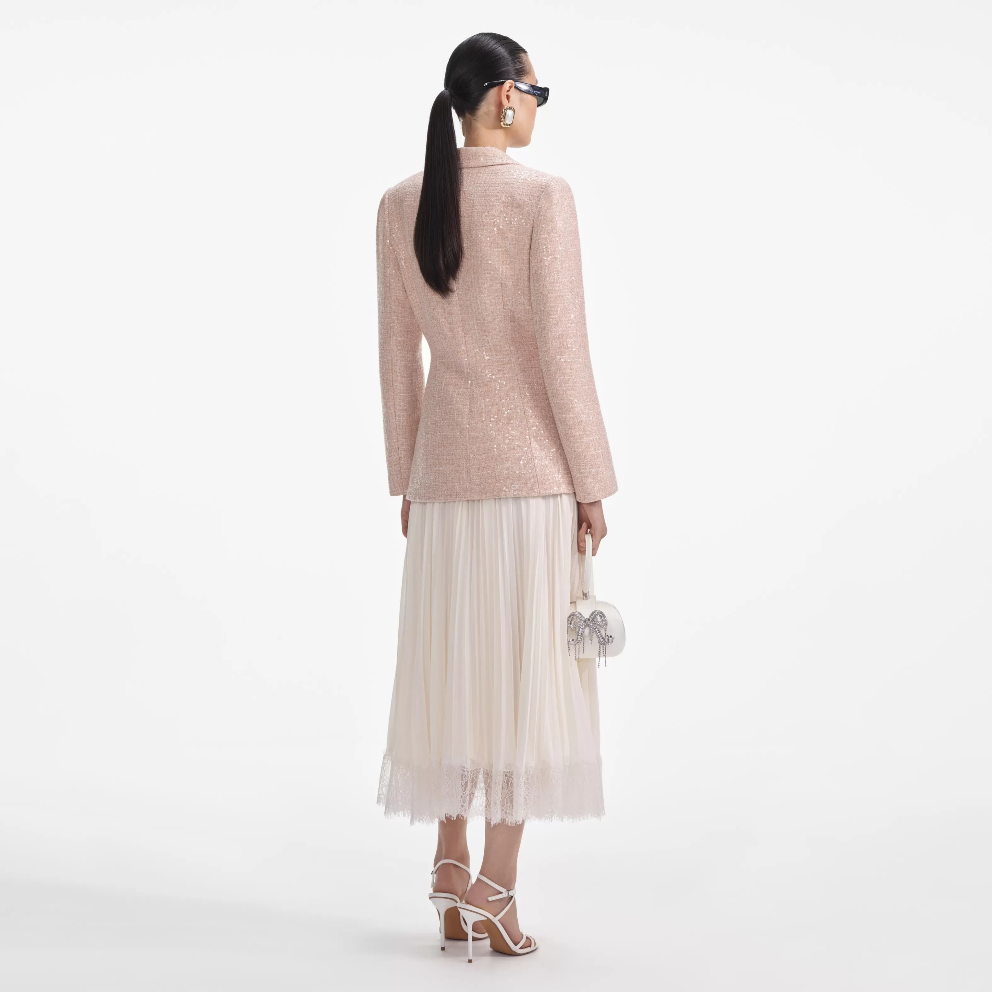 sequin_boucle_chiffon_midi_dress_6546.webp Fashion Boucle Chiffon Midi Dress Dresses