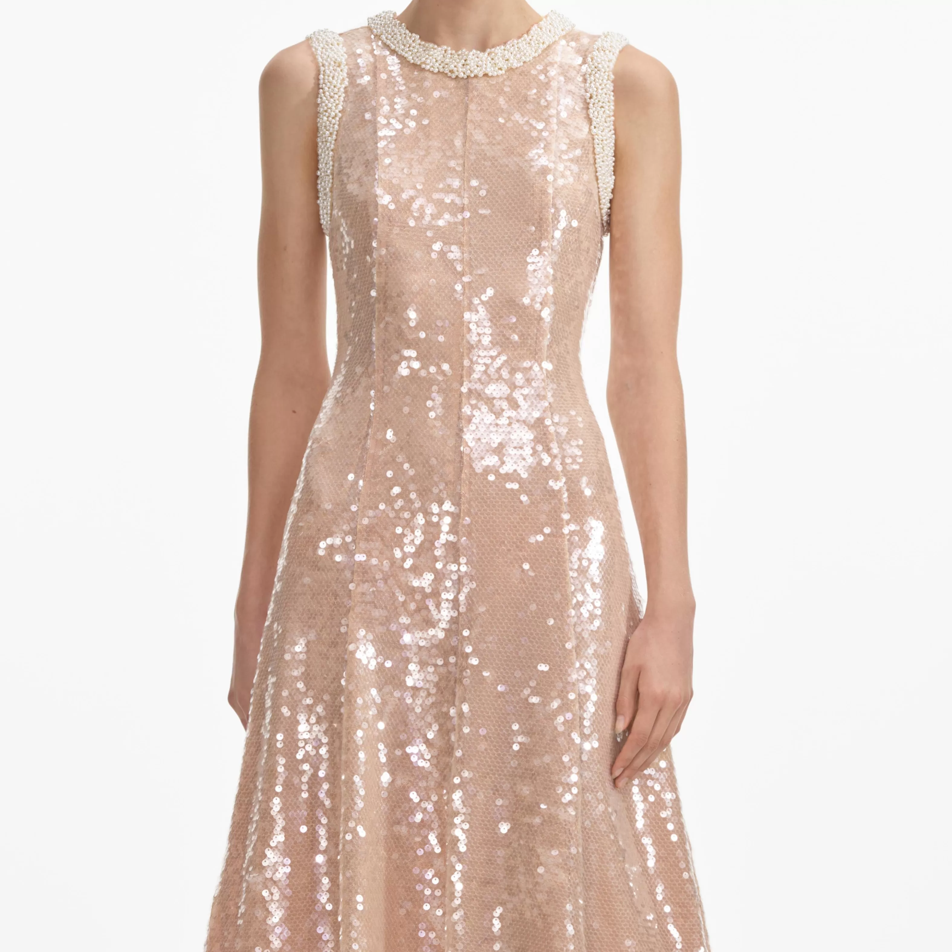 sequin_pearl_trim_midi_dress_6169.webp Shop Pearl Trim Midi Dress Dresses