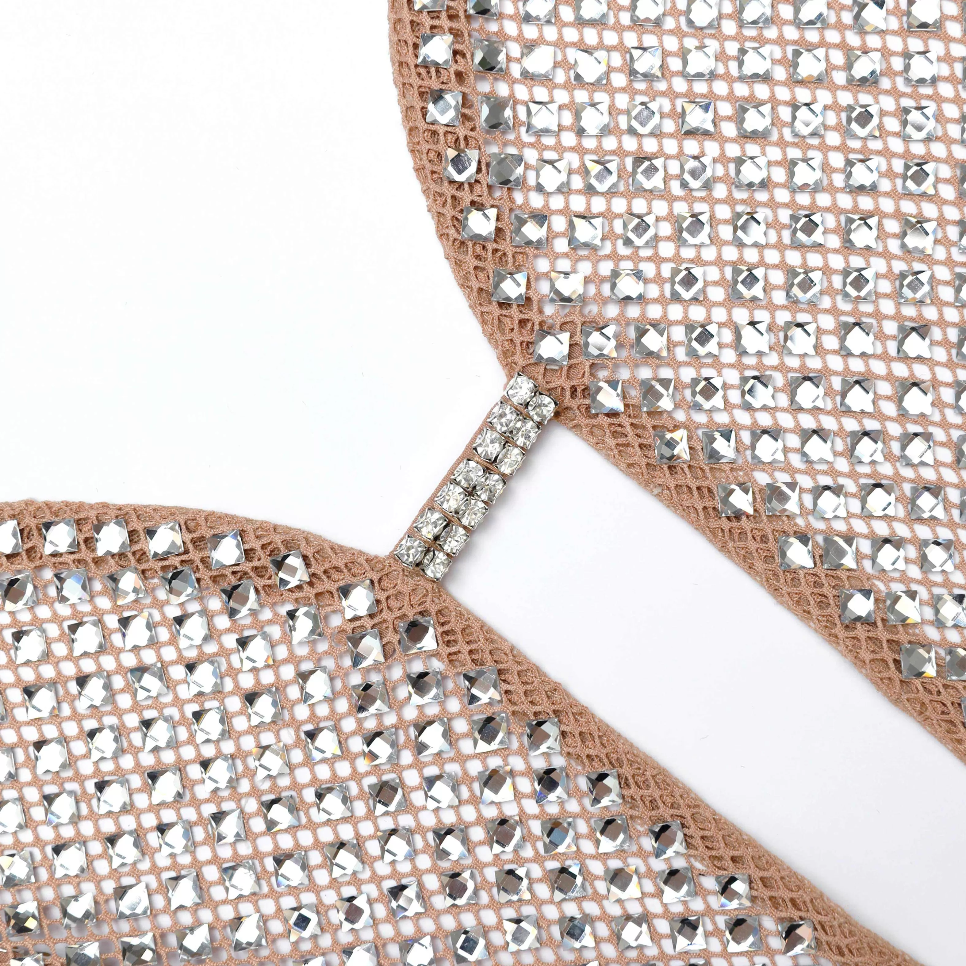 silver_rhinestone_fishnet_maxi_dress_6809.webp Best Sale Rhinestone Fishnet Maxi Dress Dresses | Exclusives
