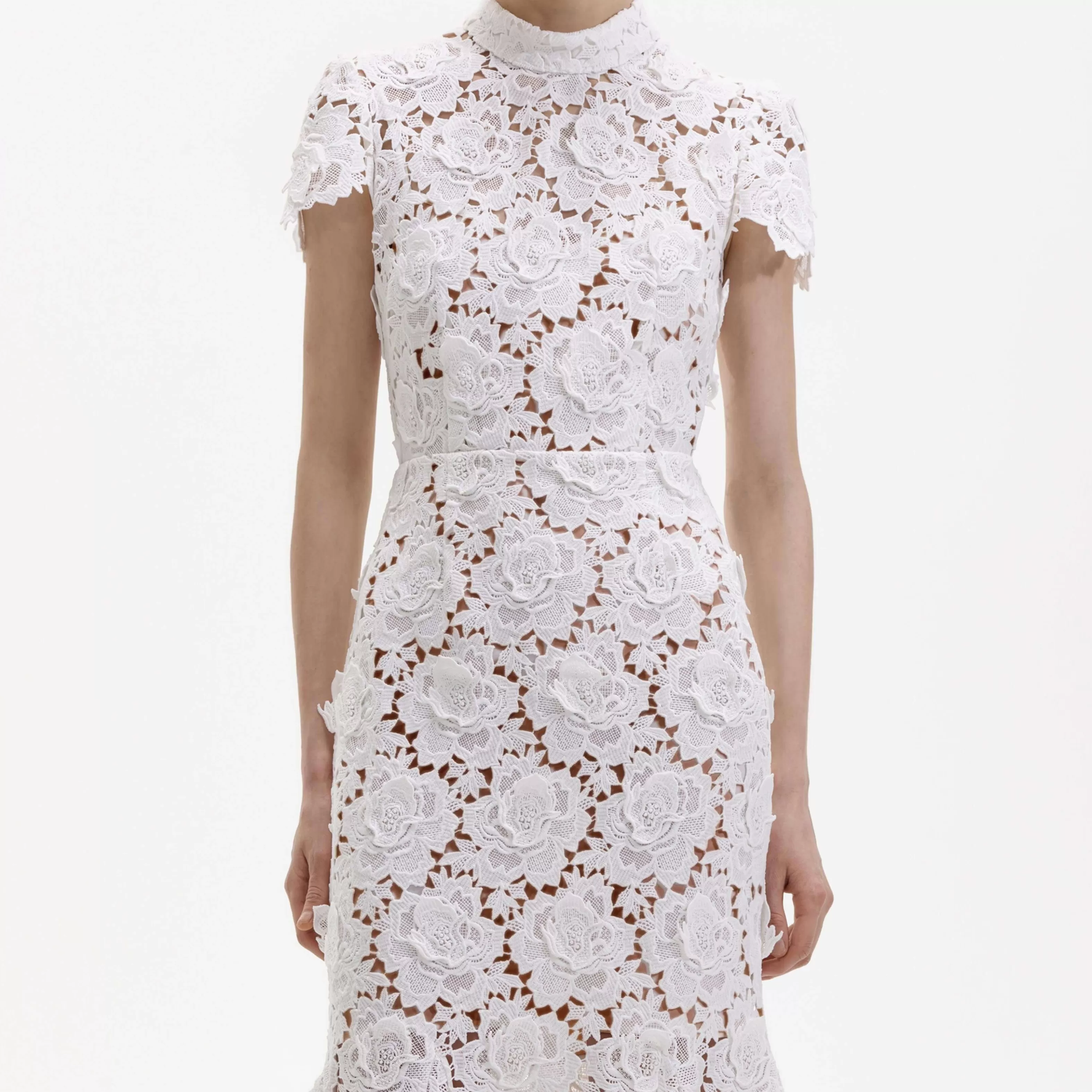 white_flower_lace_midi_dress_6655.webp Hot Flower Lace Midi Dress Dresses | Icons