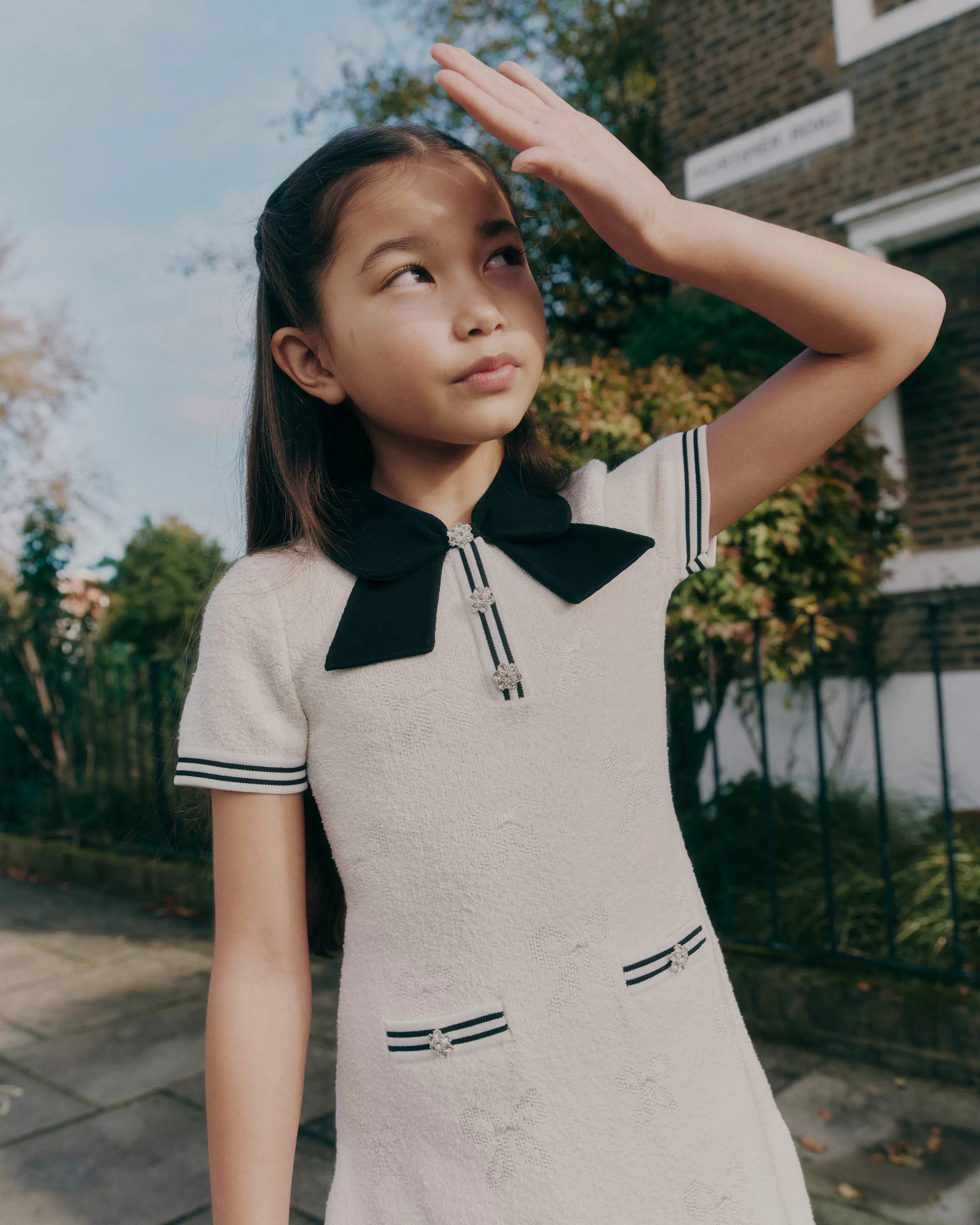 white_jacquard_knit_dress_11840.webp Clearance Jacquard Knit Dress Kids Kids