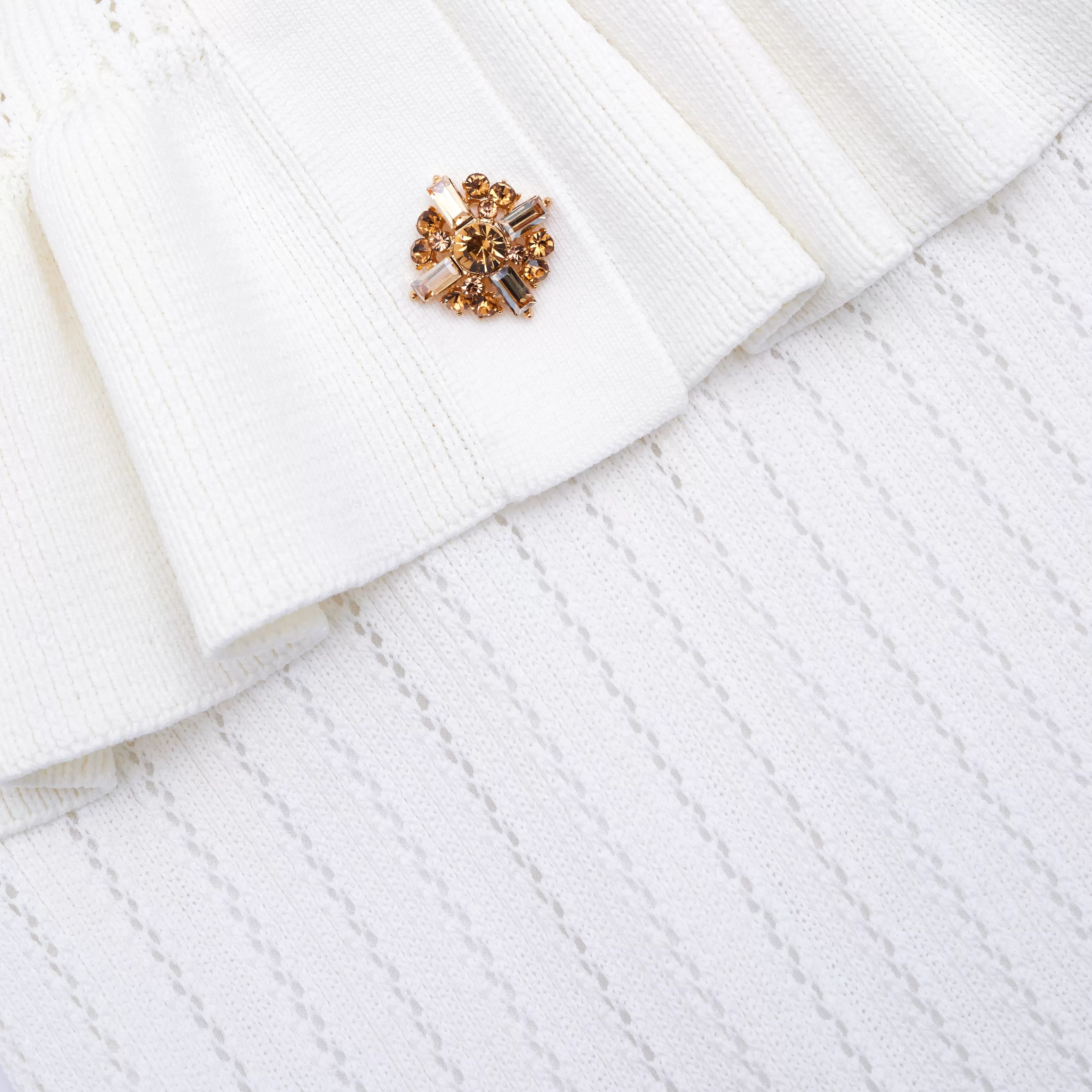 white_knit_peplum_midi_dress_6504.webp Shop Knit Peplum Midi Dress Dresses | Knitwear