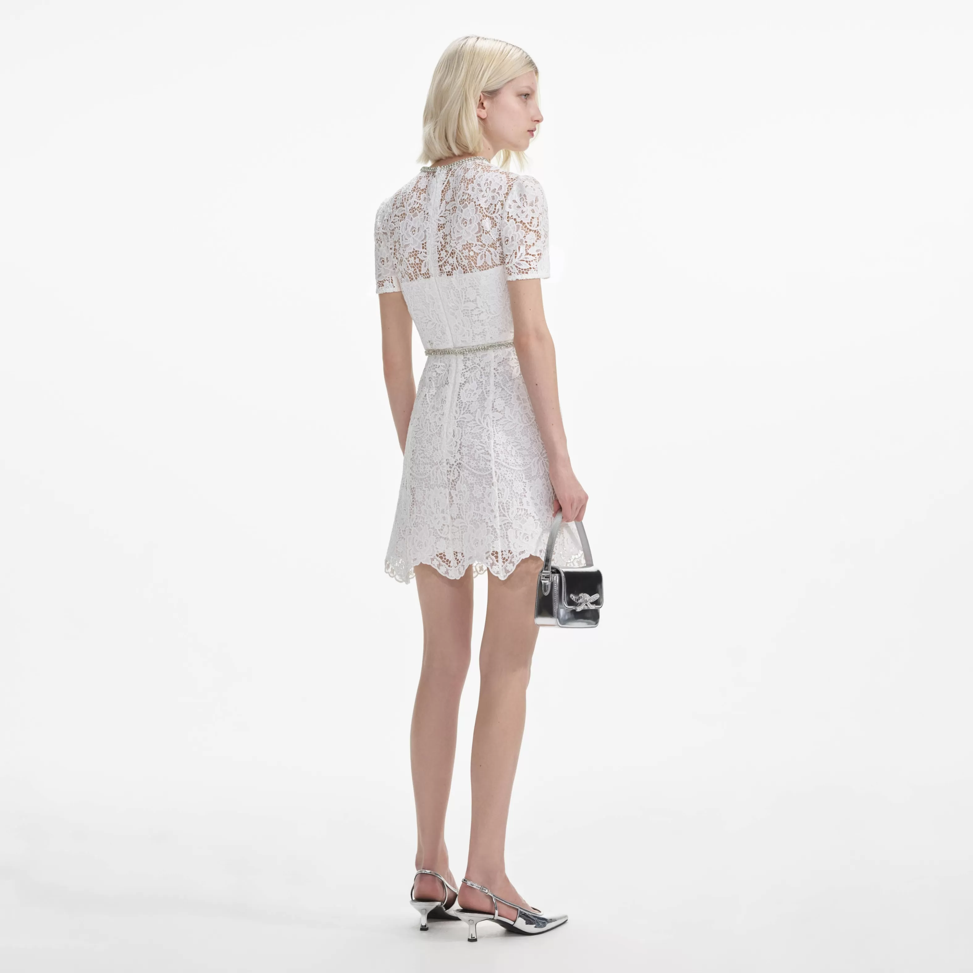 white_lace_diamante_mini_dress_8562.webp Fashion Lace Diamante Mini Dress Dresses | Exclusives