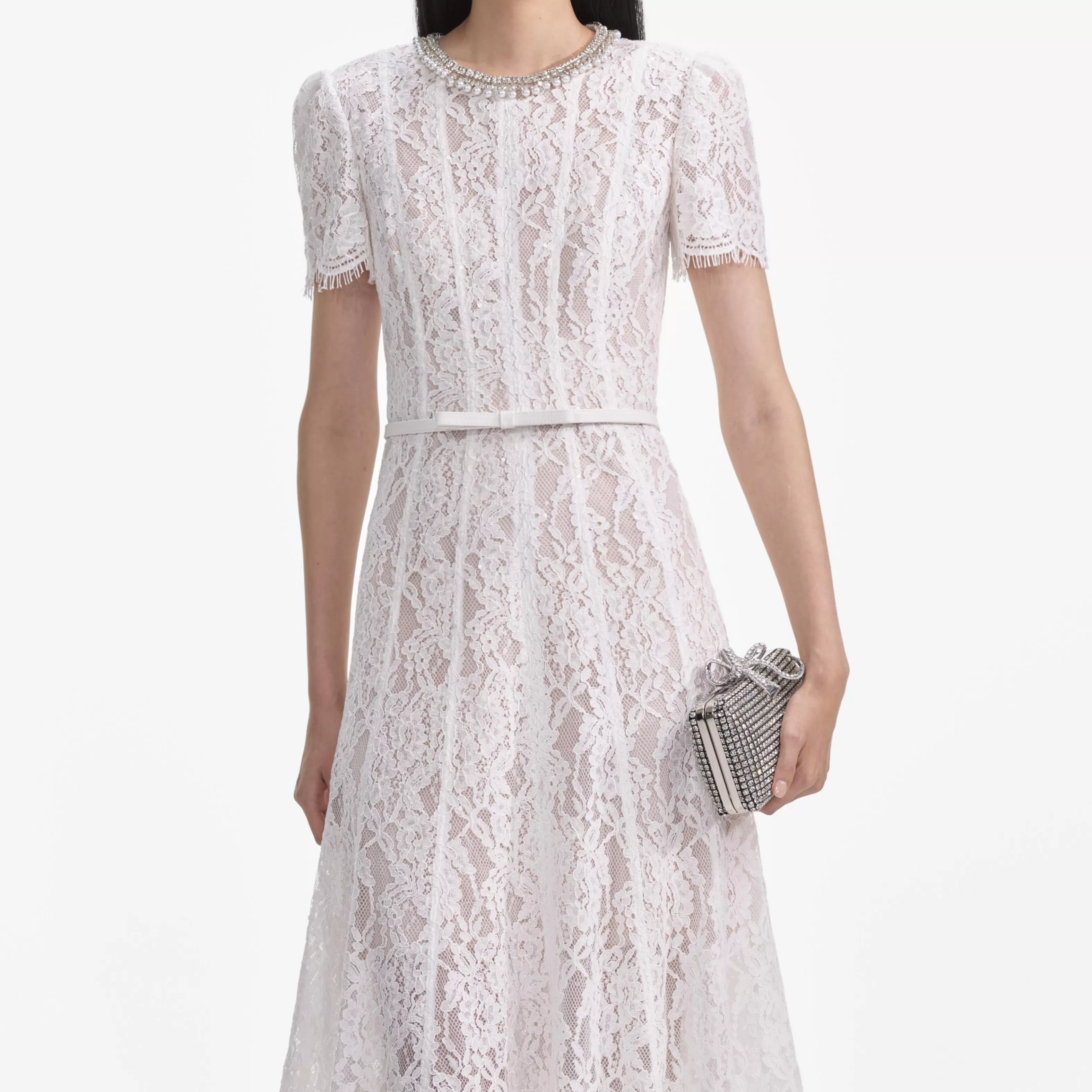 white_sequin_lace_midi_dress_6509.webp Flash Sale Sequin Lace Midi Dress Dresses | Exclusives