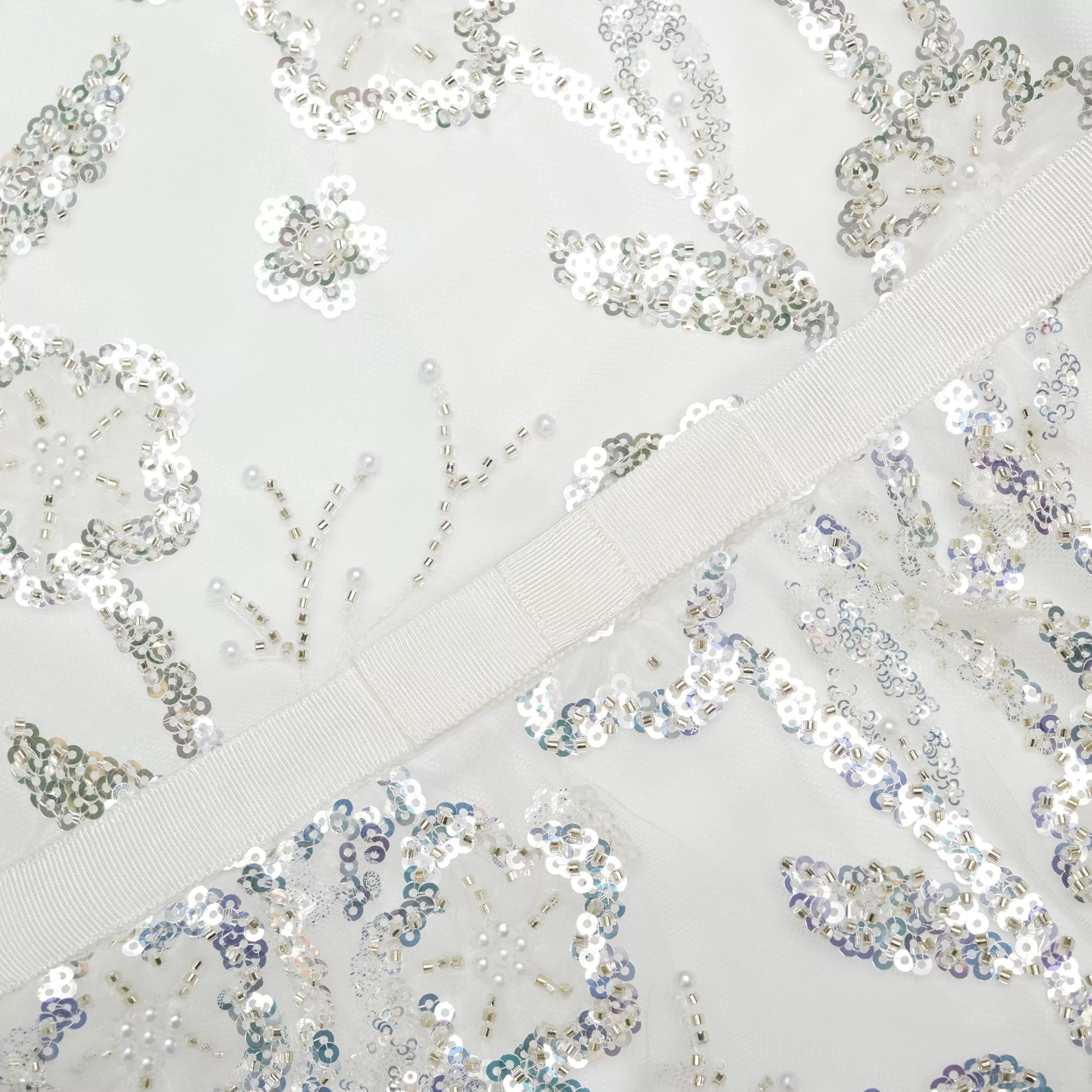 white_sequin_tulle_midi_dress_12207.webp Outlet Sequin Tulle Midi Dress Kids Kids