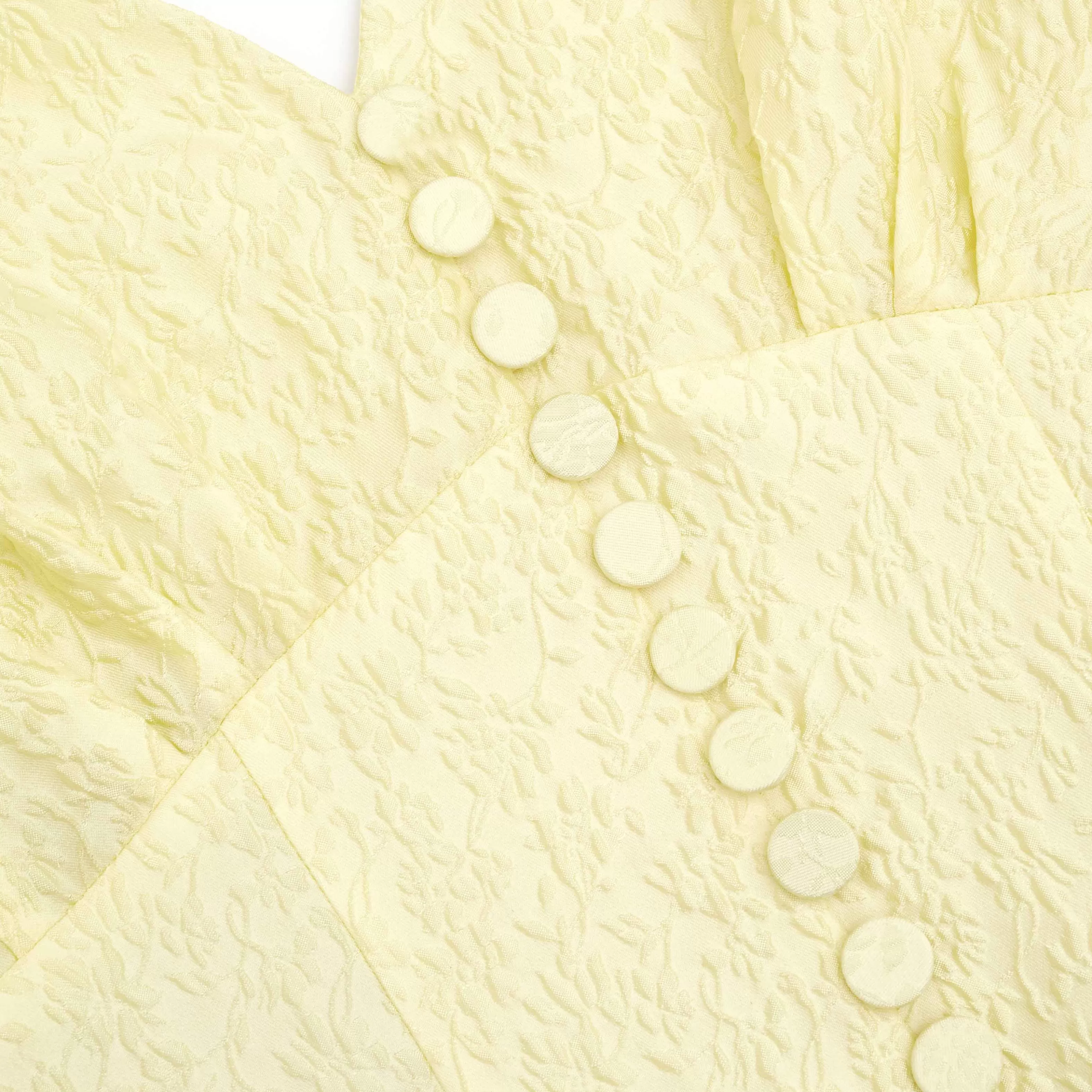 yellow_jacquard_midi_dress_8227.webp Sale Jacquard Midi Dress Dresses | Bridesmaid